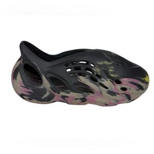 Adidas Yeezy Foam Runners MX Carbon Shoes Mens 12 Black Purple Yellow IG9562